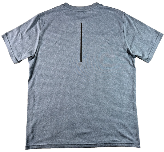 New Balance Mens M Slate Blue Performance Athletic Tee Short Sleeve Mesh Running