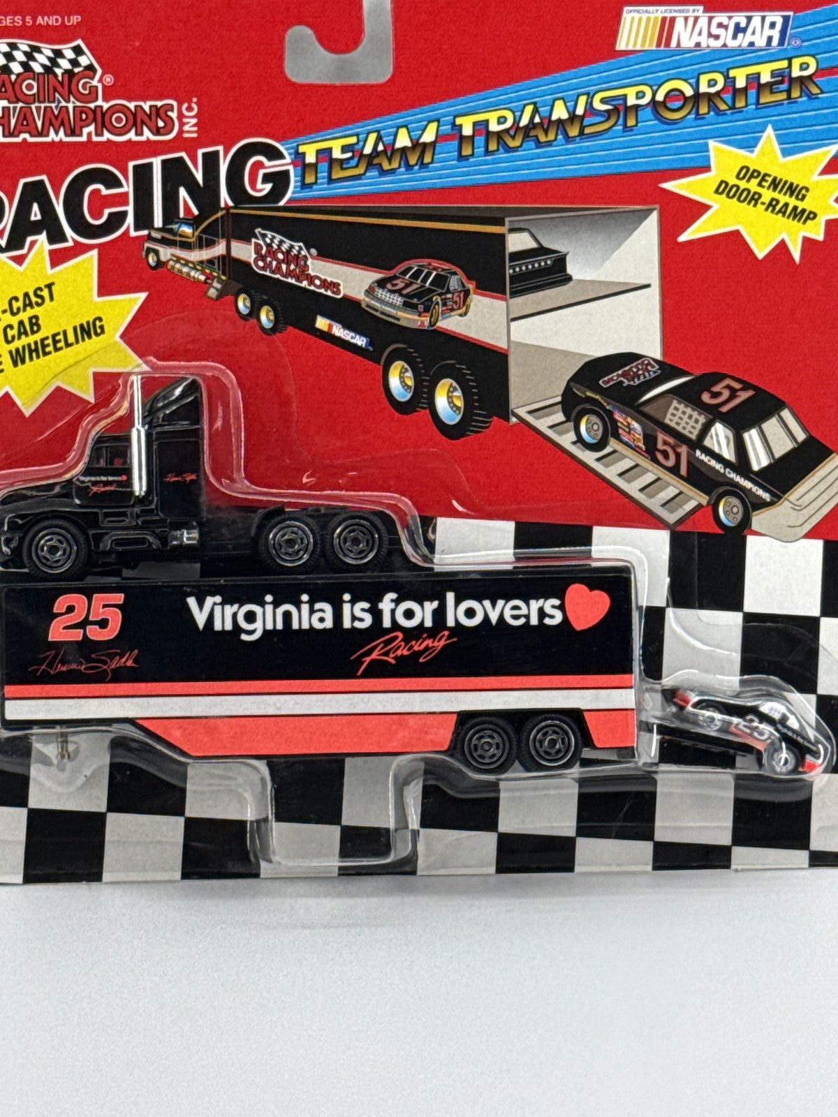Vintage Racing Champions NASCAR Team Transporter Virginia Is For Lovers 25 Dieca
