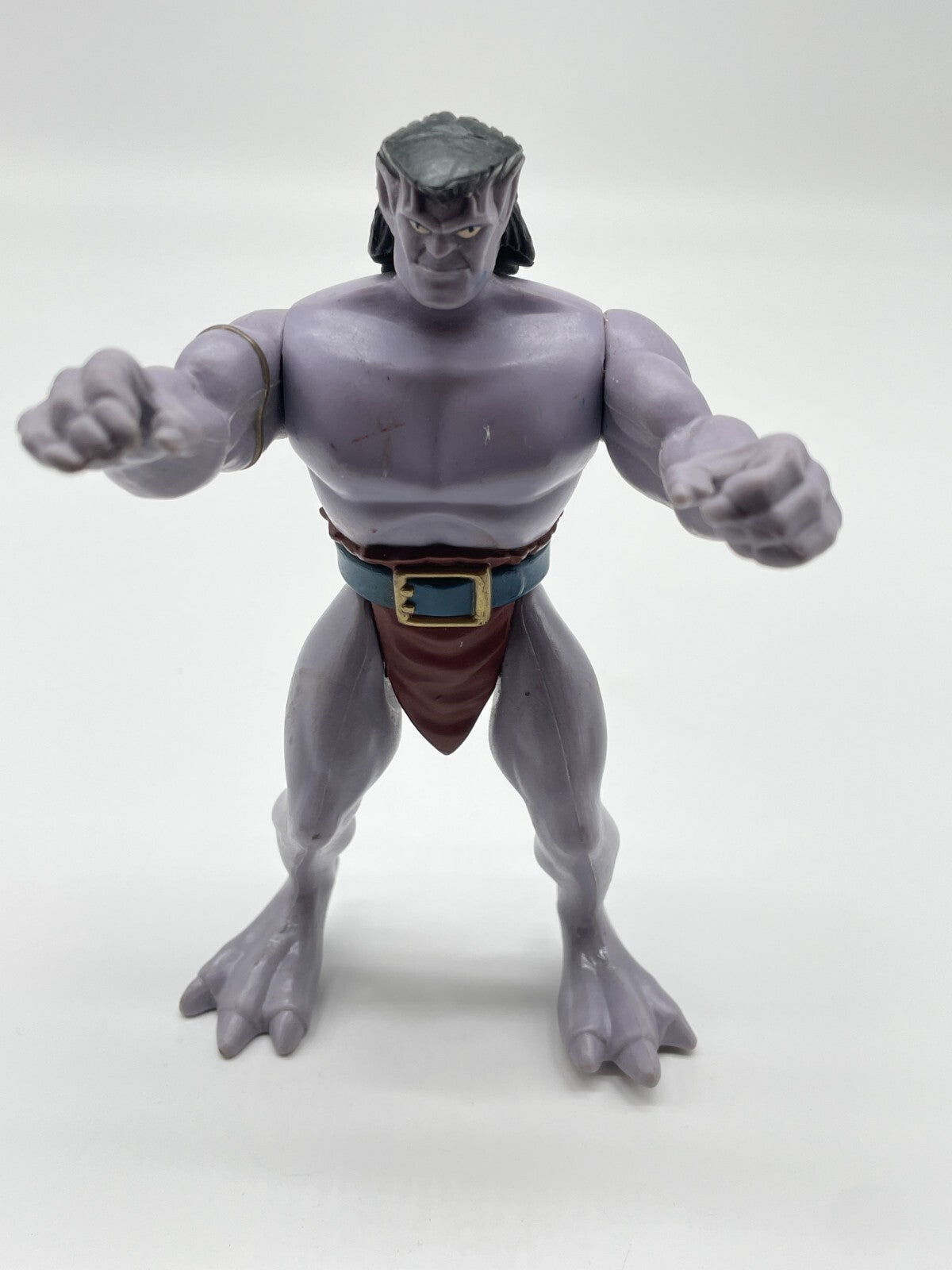 1995 Kenner Disney Gargoyles Goliath Figure 5" Purple Loose No Wings or Tail