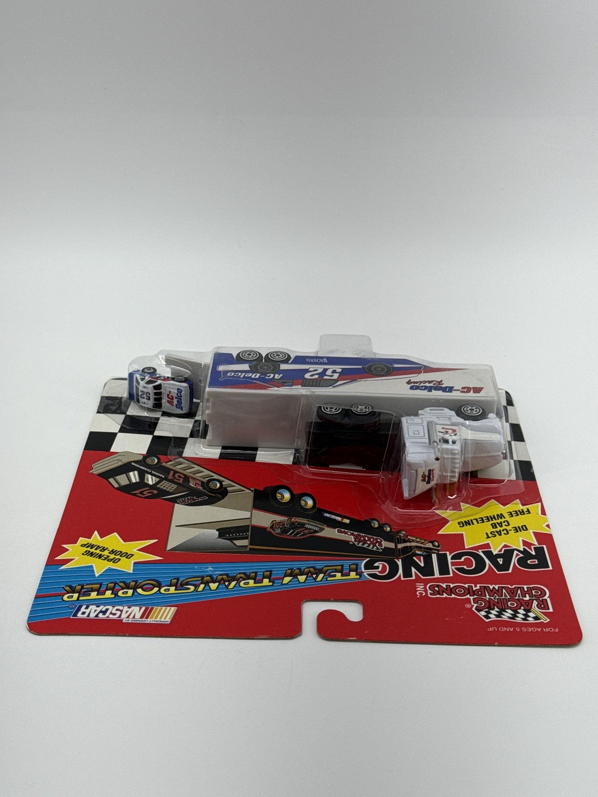 Vintage Racing Champions NASCAR Team Transporter AC Delco #52 Diecast New 1994