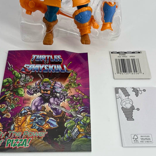 Mattel MOTU Turtles Grayskull Man-At-Arms Origins TMNT Figure Loose Comic