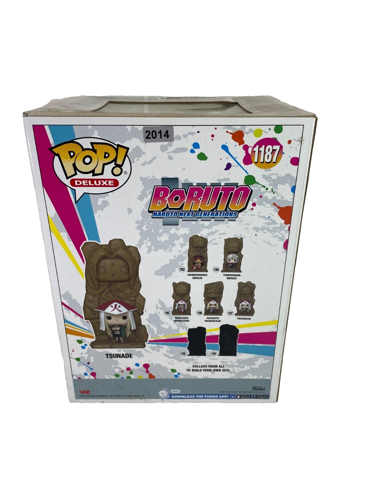 Funko Pop! Deluxe Boruto Naruto Hiruzen Sarutobi #1187 GameStop Exclusive 2014