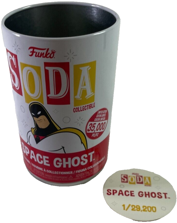 Funko Soda Space Ghost Vinyl Figure 2023 Common Open Can Sealed Inside