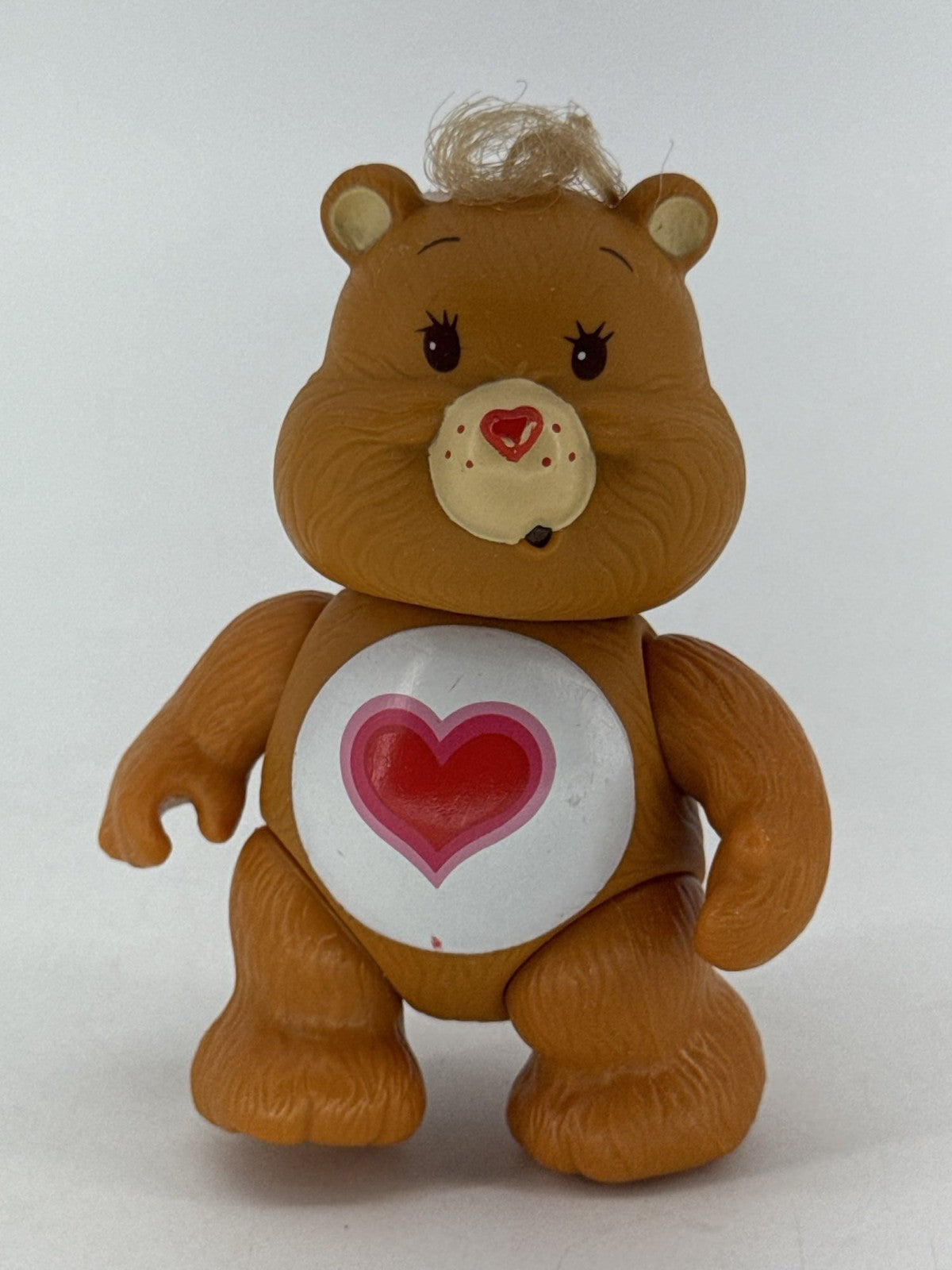 1983 Kenner Care Bears Tenderheart Bear 3.5" Posable PVC Figure