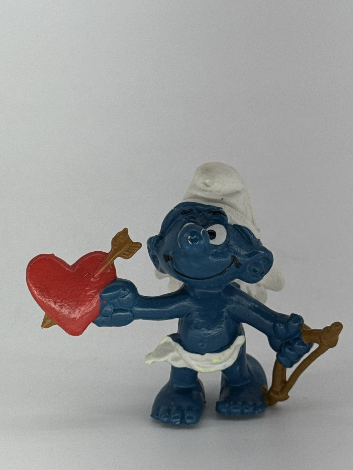 Lot of 5 Smurfs Peyo Schleich Figures Easter Bunny Cupid Bat Smurfette