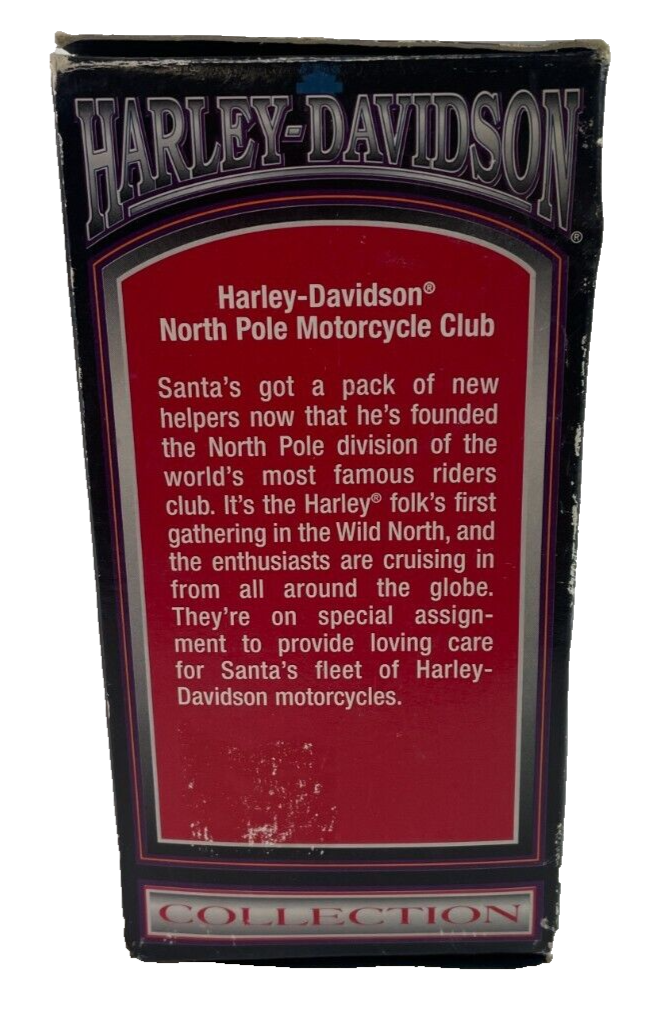 1999 Harley-Davidson Christmas Elf Motorcycle Ornament w/ Box Cavanagh Collectib