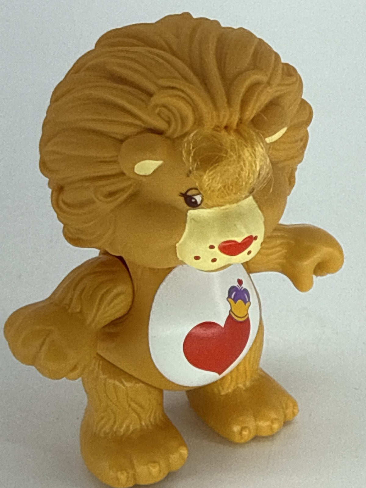 Care Bear Cousins Brave Heart Lion 1985 AGC PVC Poseable Toy
