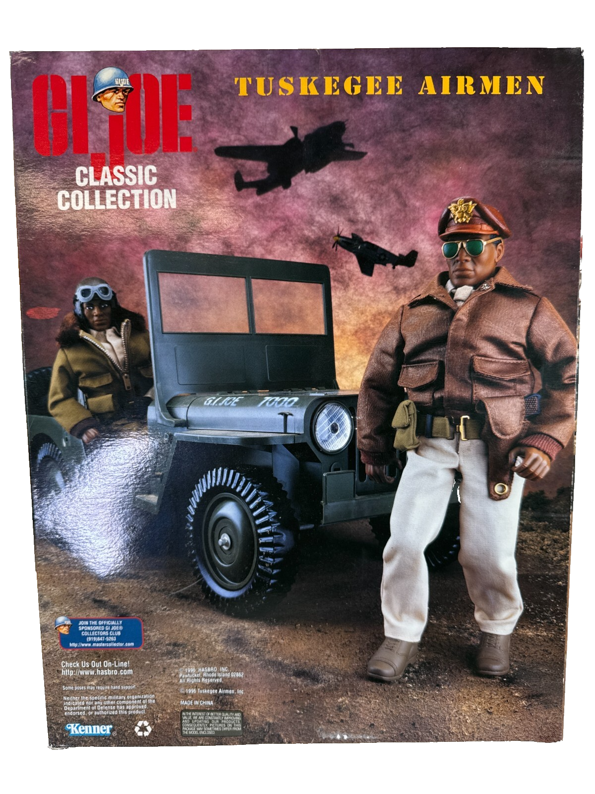 GI Joe Tuskegee Airmen Fighter Pilot 12" Figure 1996 Classic Collection WWII