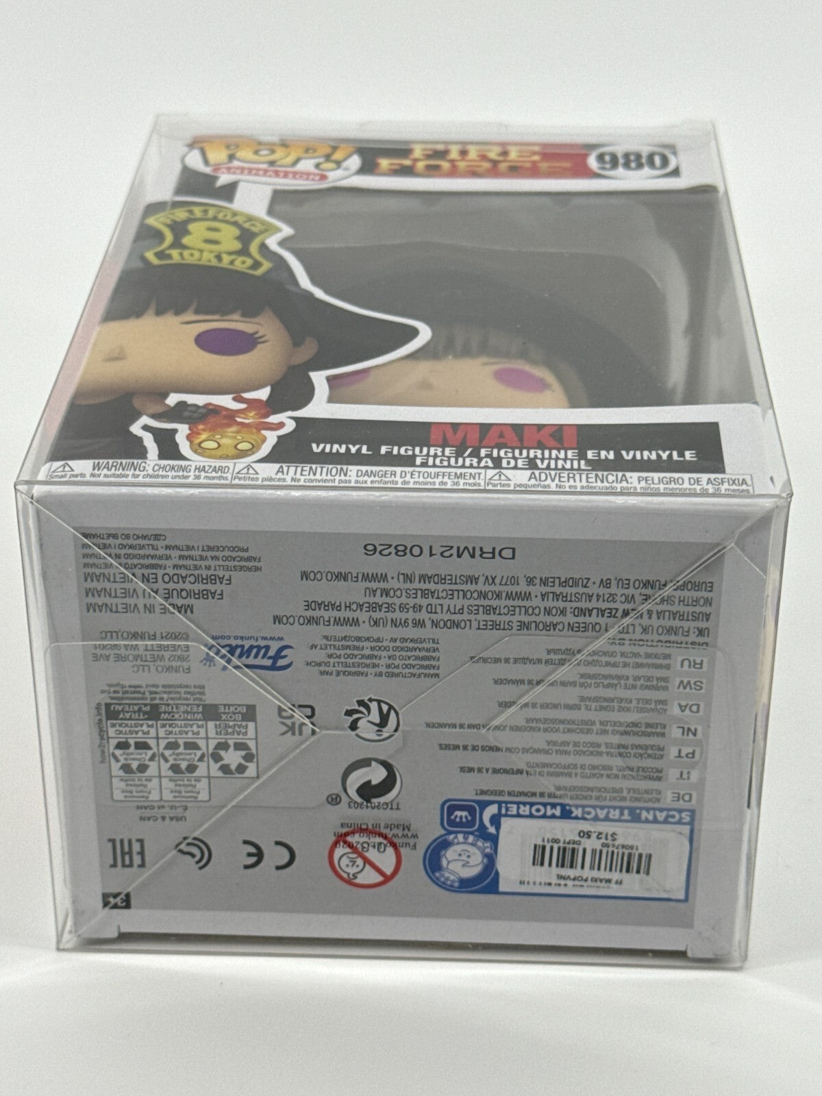 Funko Pop Fire Force Lot of 3 Set #978 980 981 Arthur Maki Shinra Vinyl Figures
