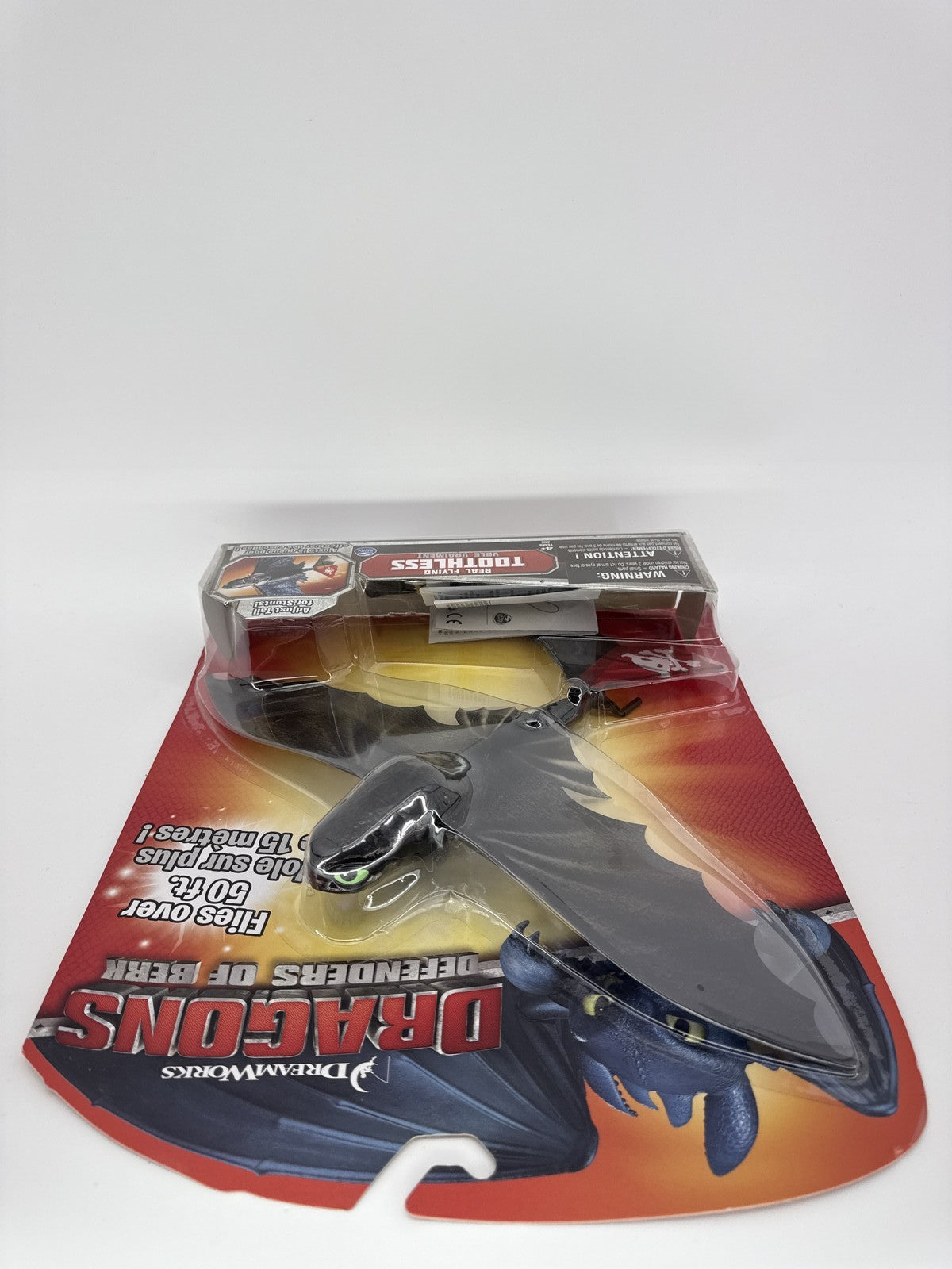 Dreamworks Dragons Defenders Of Berk Real Flying Toothless Figure Spin Master