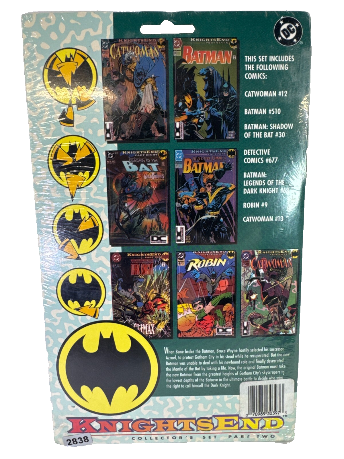 Batman KnightsEnd Collector's Set Pt 2 Factory Sealed DC 1994 VTG 7 Comic Pack