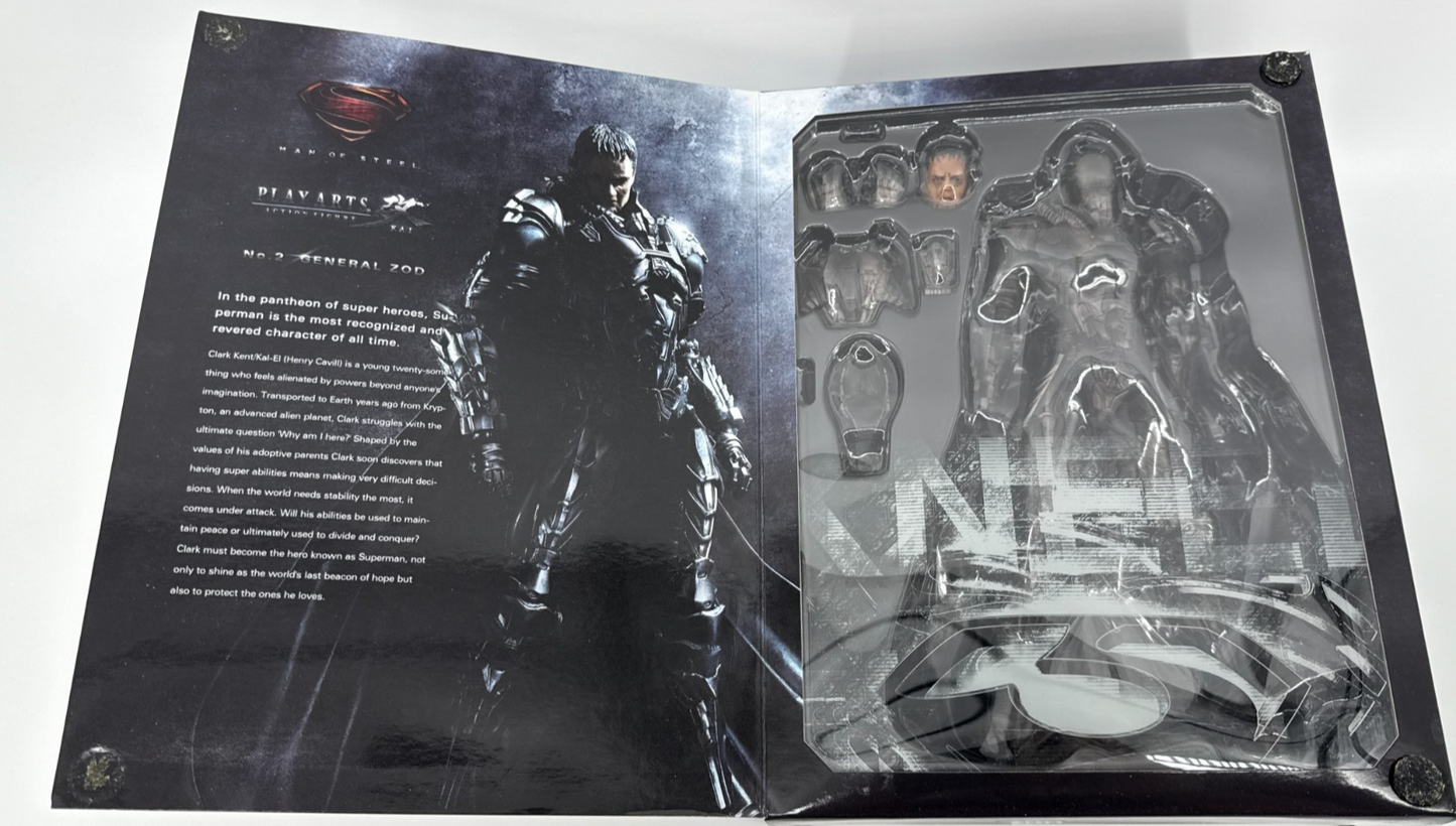 Play Arts Kai Man of Steel General Zod Action Figure Square Enix DC Comics USA