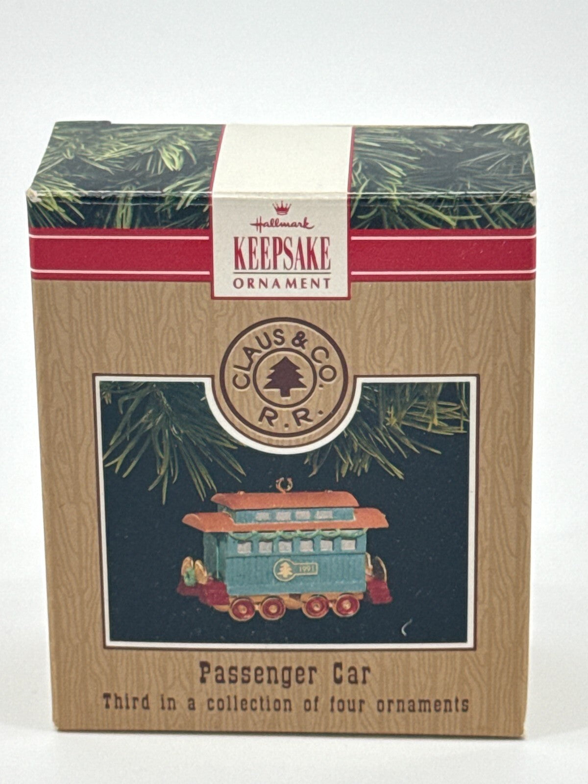 Hallmark Keepsake Claus & Co Train Ornament Set 1997-2000 4pc Locomotive