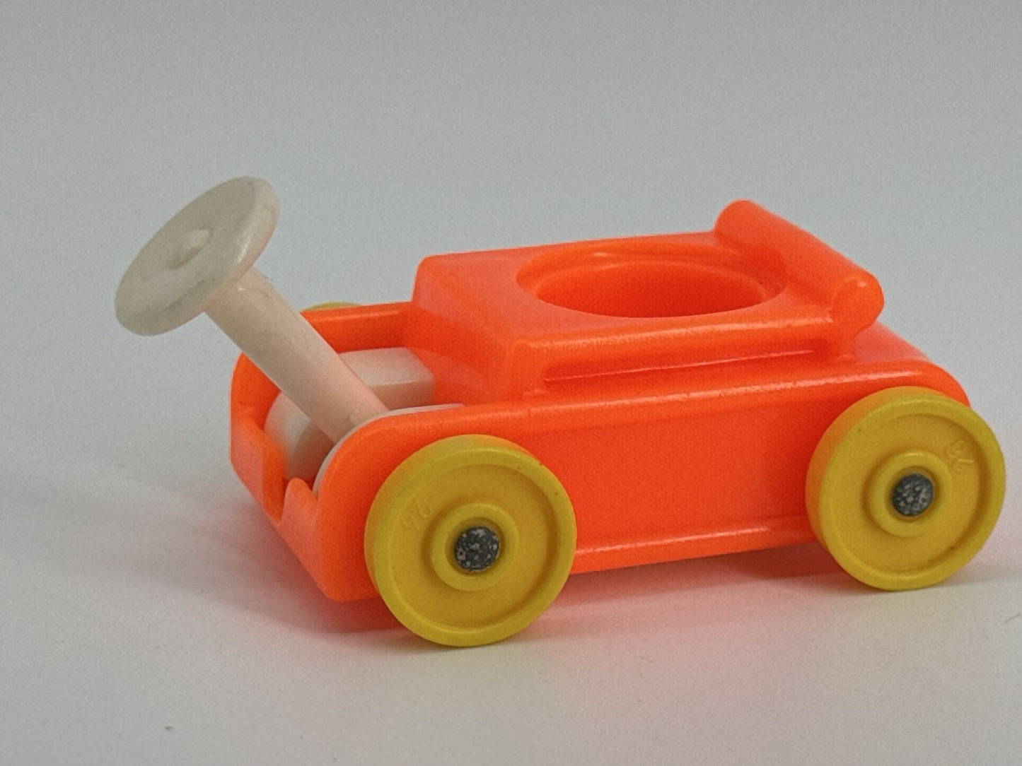Fisher Price Little People Orange Wagon Yellow Wheels Little Riders Car