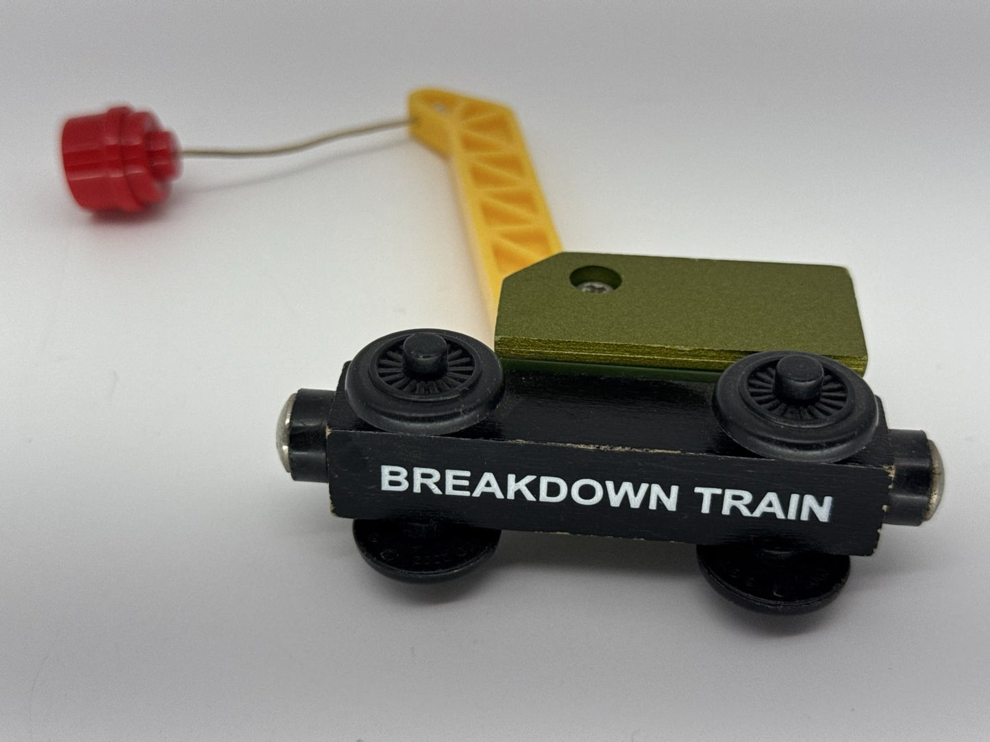 Thomas & Friends Wooden Railway Breakdown Train Crane Car Magnetic Gold