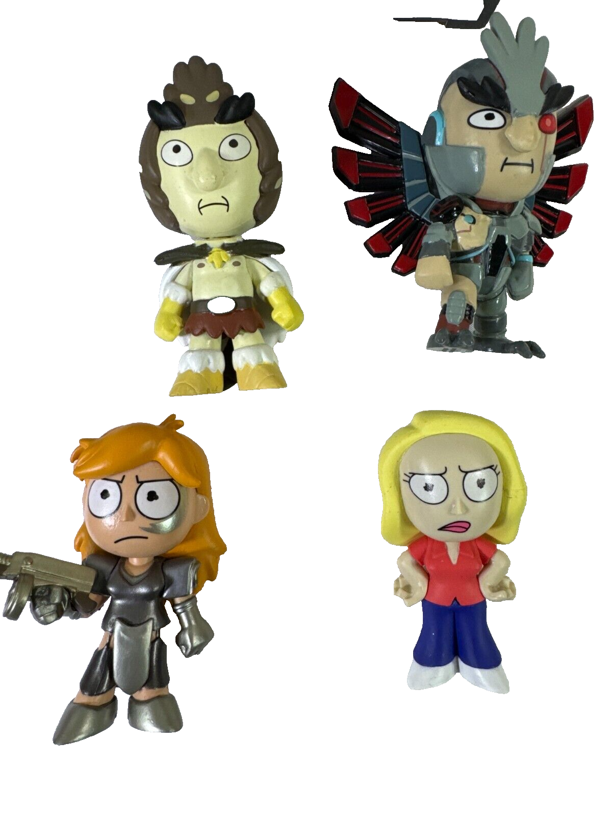 Rick and Morty Lot – 2 McFarlane Sets + 7 Mystery Minis + 2 Keychains GITD Rick