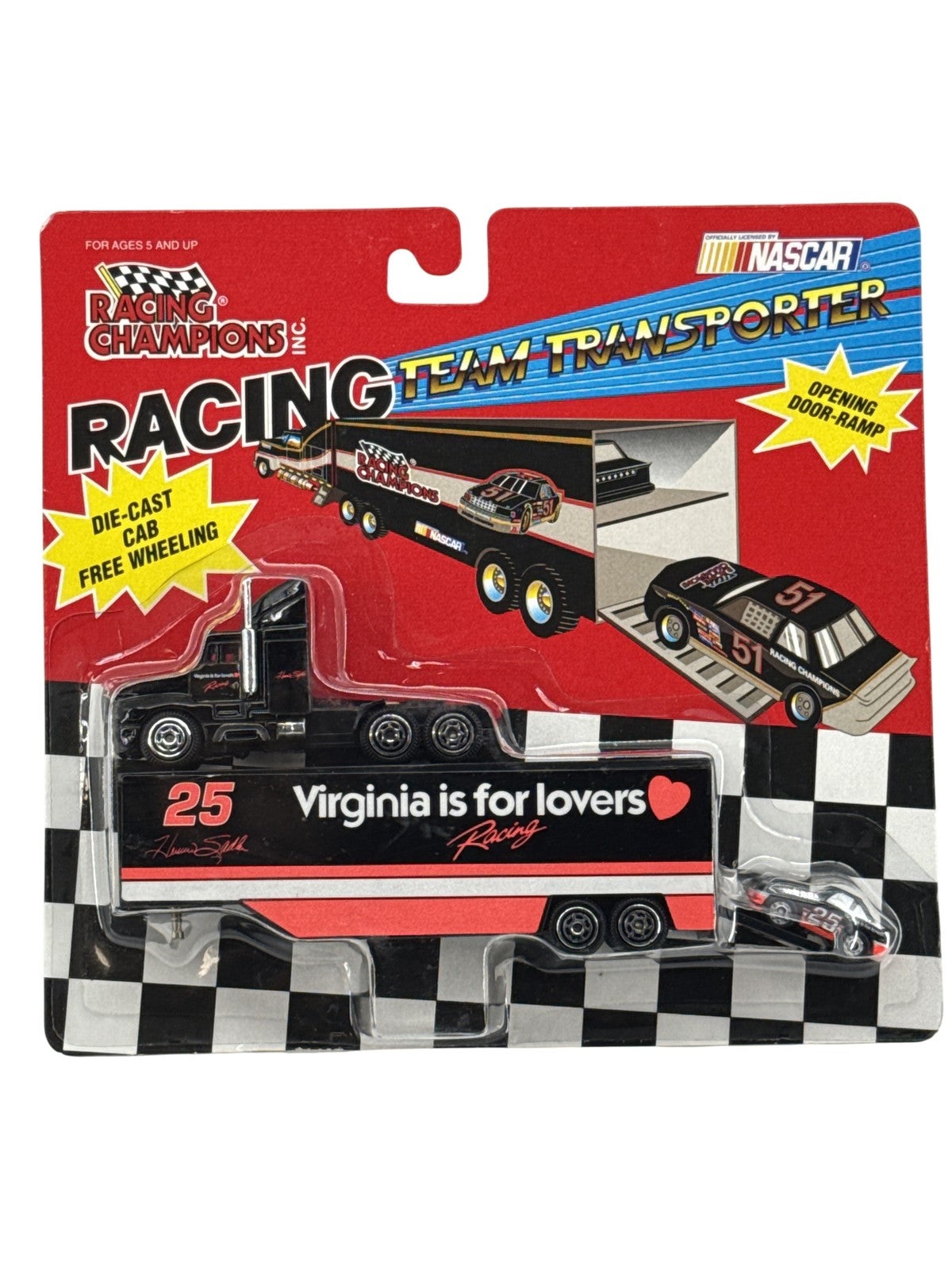 Vintage Racing Champions NASCAR Team Transporter Virginia Is For Lovers 25 Dieca