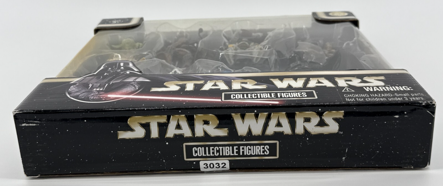 Disney Parks Star Wars Collectible Figures Set Yoda Vader Boba R2 C3PO RETIRED