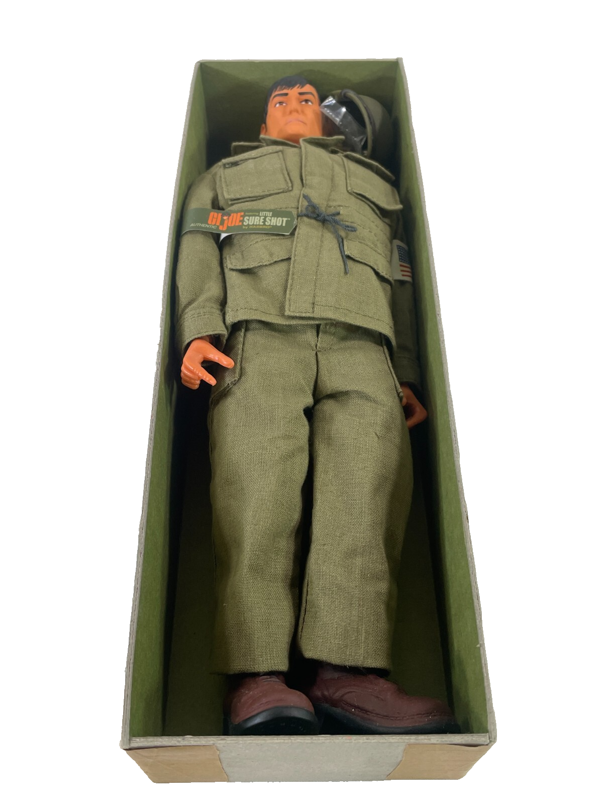 Hasbro G.I. Joe Sgt Rock Little Sure Shot 12" Figure DC Comics Boxed 2000s Rare