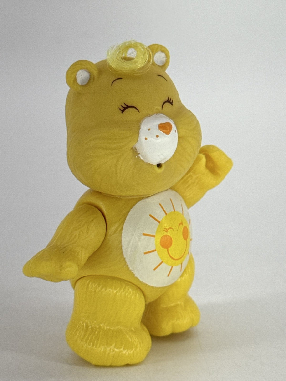 Care Bears Funshine Bear Yellow 1983 Kenner 3.5" Figure