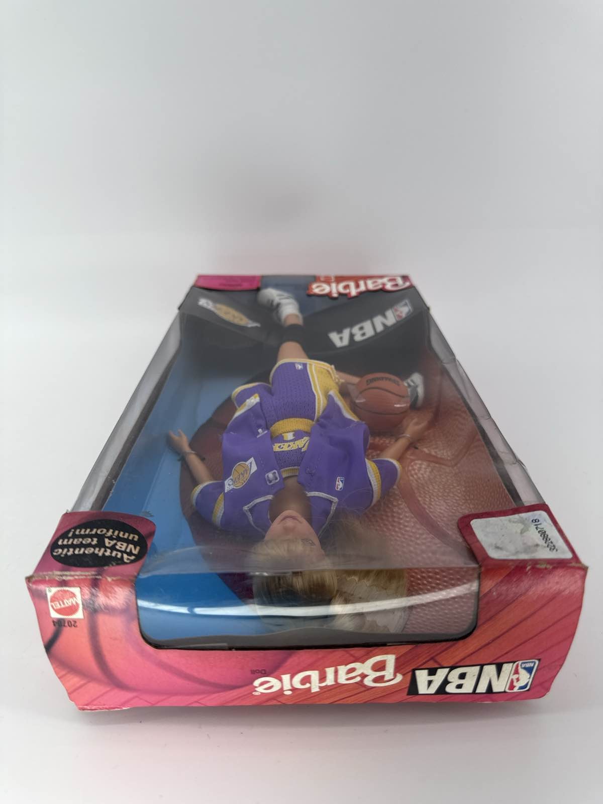 1998 Barbie NBA Los Angeles Lakers Doll Mattel #20704 Blonde Authentic Uniform