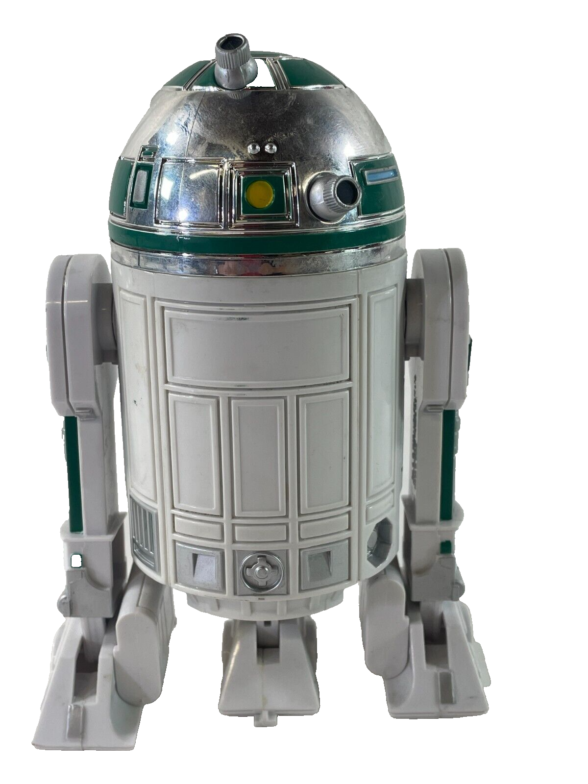 Vintage 1997 Hasbro Star Wars R2-D2 7" Droid Action Figure Green Variant Kenner