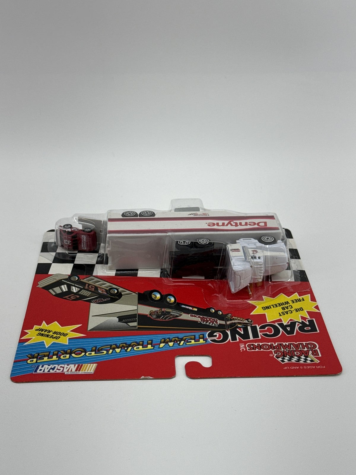 Vintage 1994 Racing Champions NASCAR Transporter Dentyne Pontiac Diecast 33 NIP