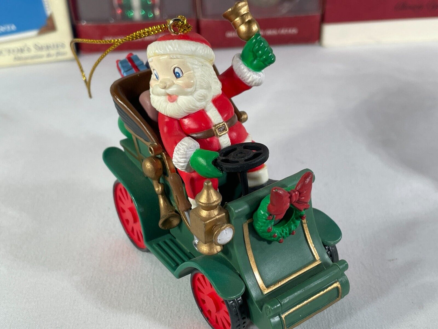 Hallmark Keepsake Ornament Lot 6 Vintage Rare Santa Charmer Cocoa Bicycle DB