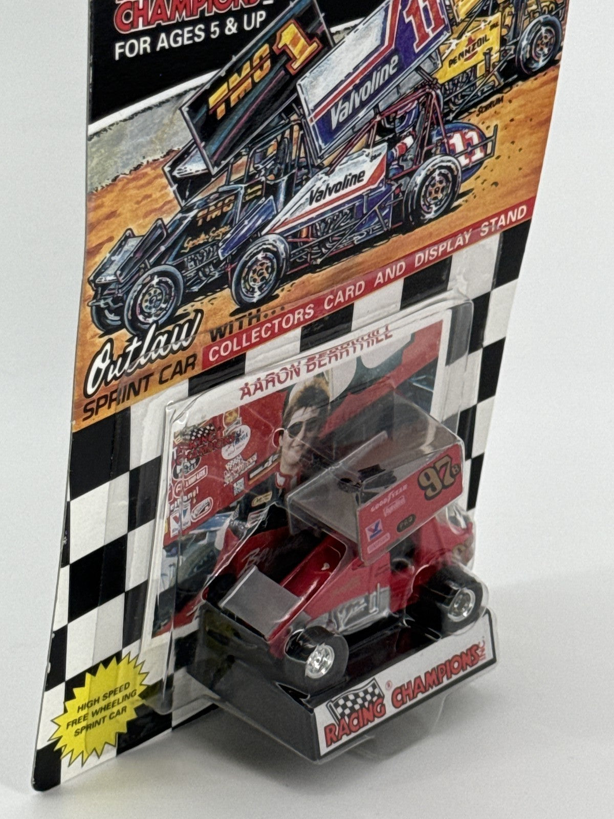 1993 Racing Champions World Outlaws #97B Aaron Berryhill Sprint Car 1:64