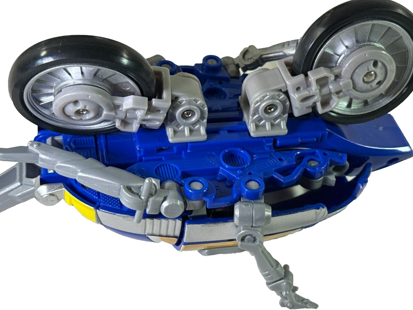1996 Bandai Beetleborgs Blue Stinger Transforming Bike 3-Way Vehicle w/ Box 5316