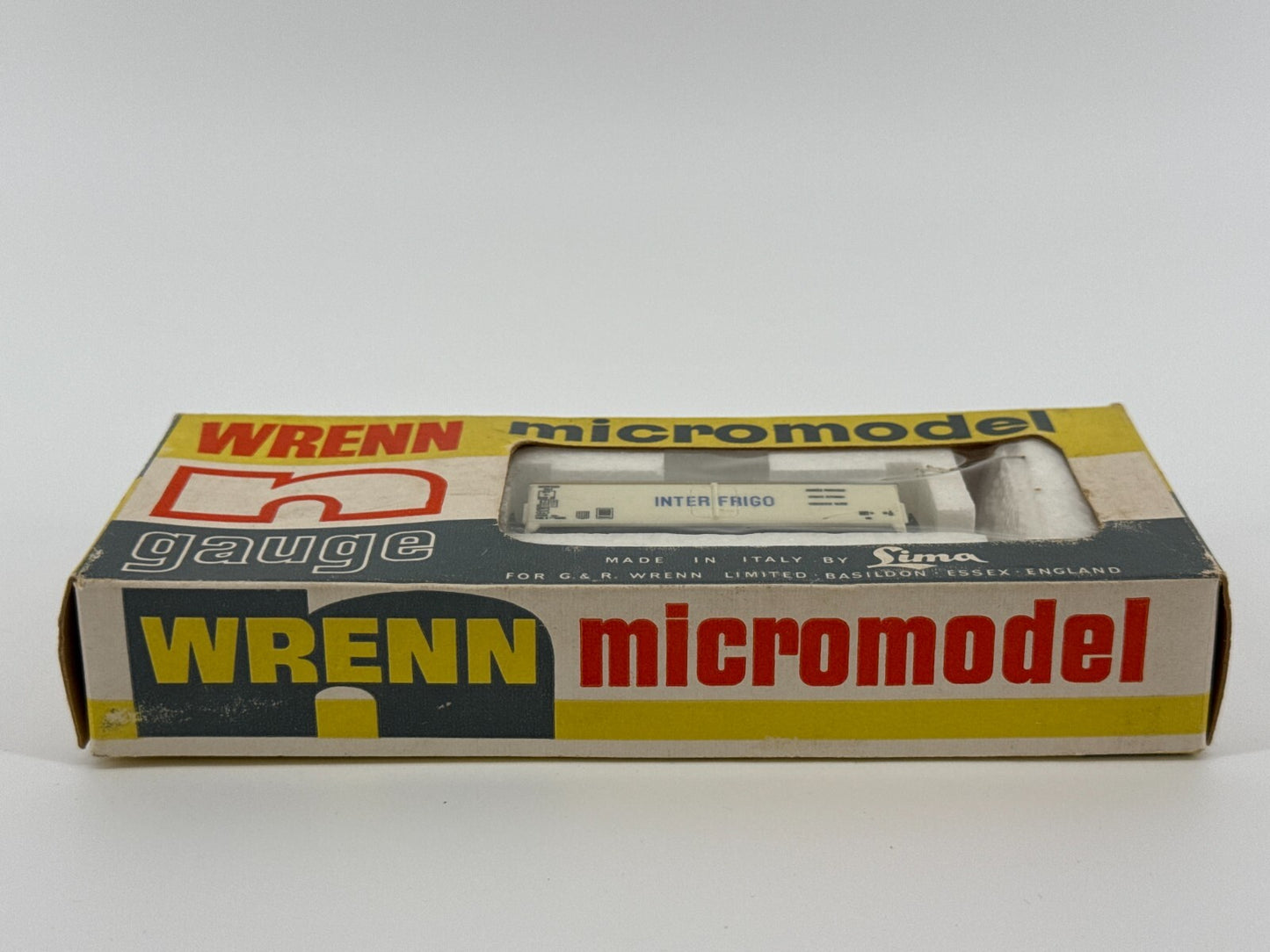 WRENN N Gauge Micromodel 470 Refrigerator Van Swedish Railways INTERFRIGO 3017