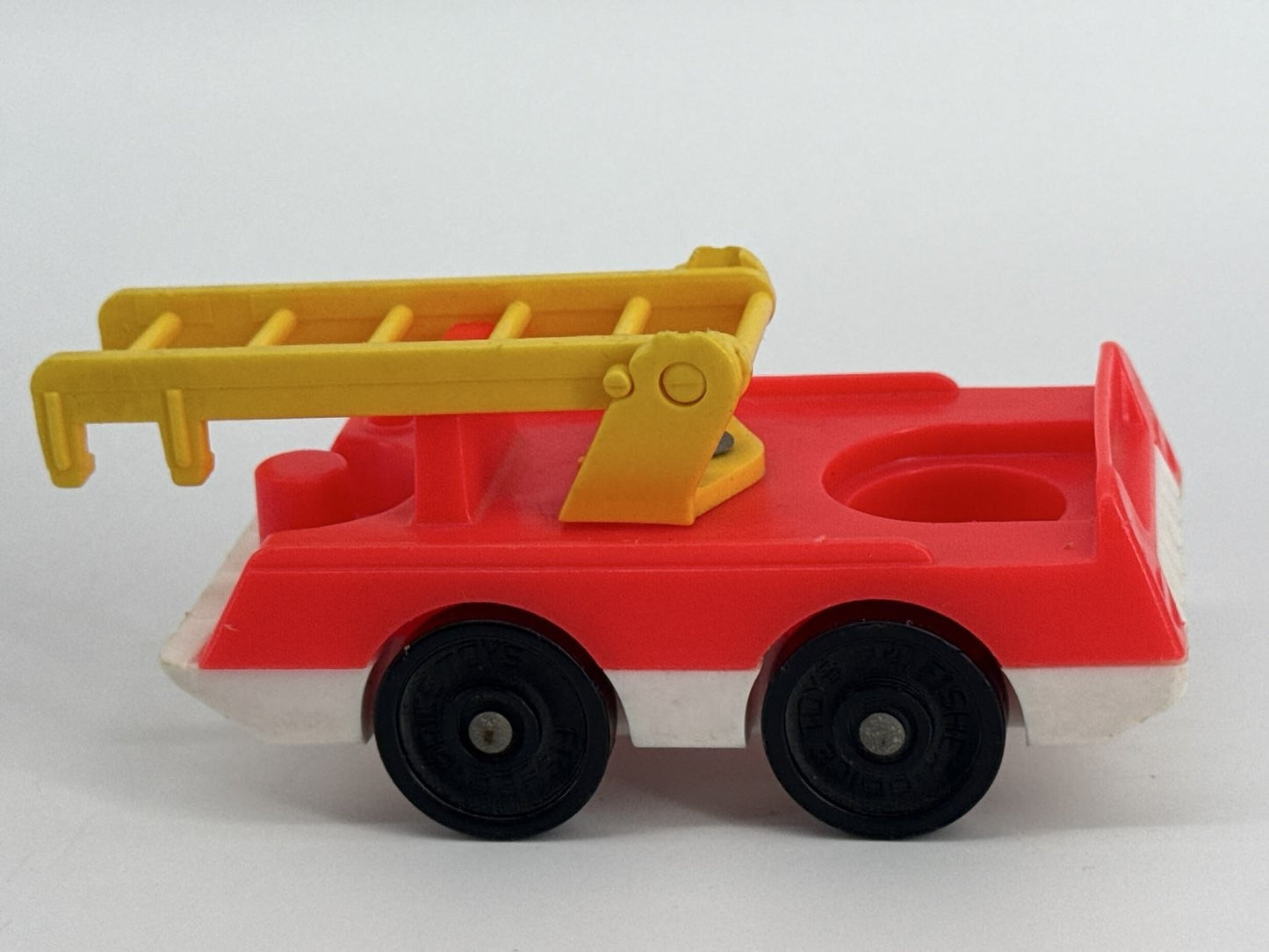 Fisher Price Little People Red Fire Truck Yellow Ladder Toy
