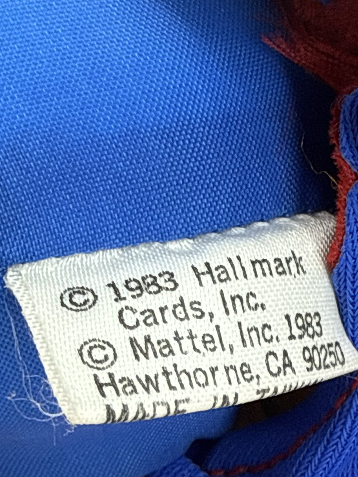 1983 Rainbow Brite 10" Doll Plush Mattel Hallmark Orange Yarn Hair