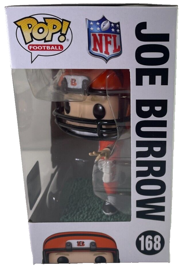 Funko Pop! NFL Joe Burrow #168 Cincinnati Bengals QB β Away Jersey π₯