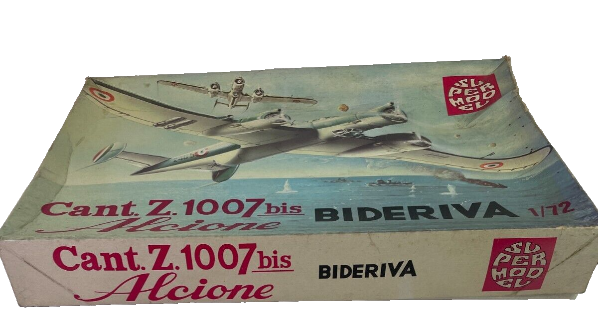 1/72 Supermodel Cant Z.1007 bis Alcione Bideriva Kit Vintage Open Box