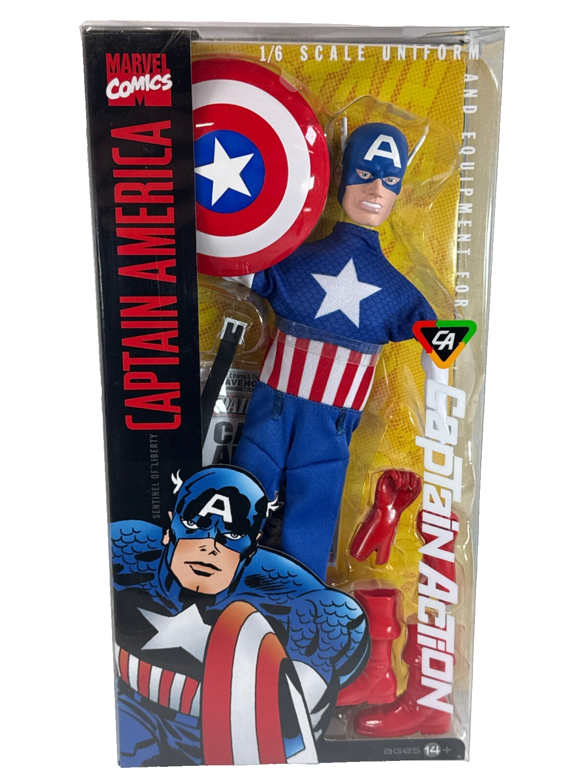 Captain Action Captain America 1:6 Scale Uniform Set 2011 Marvel Comics