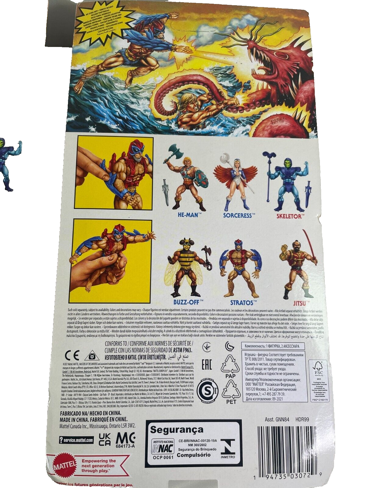 Masters of the Universe Origins Stratos Action Figure Lot (2) – Retro Wave 7