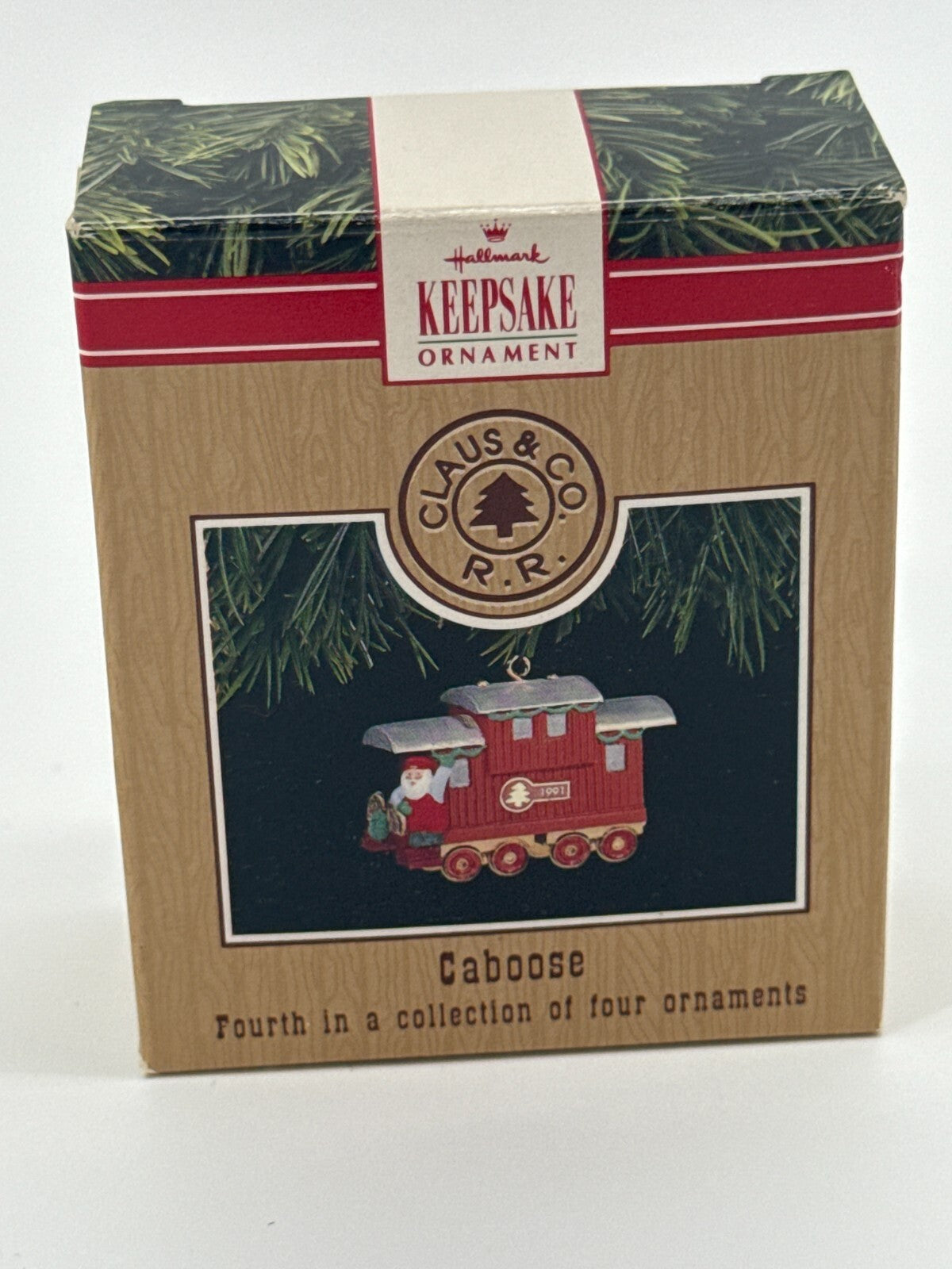 Hallmark Keepsake Claus & Co Train Ornament Set 1997-2000 4pc Locomotive