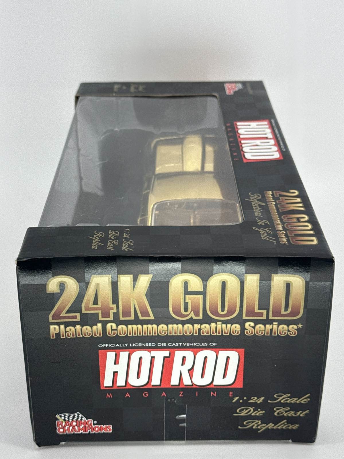 Racing Champions 24K Gold Plated Hot Rod Reflections In Gold 1:24 1/4998