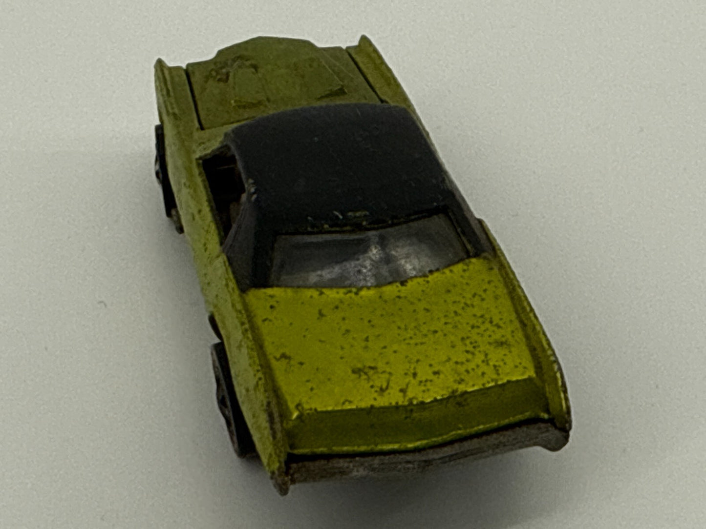 1968 Hot Wheels Redline Custom Eldorado HK Lime w/ Black Roof Loose Original