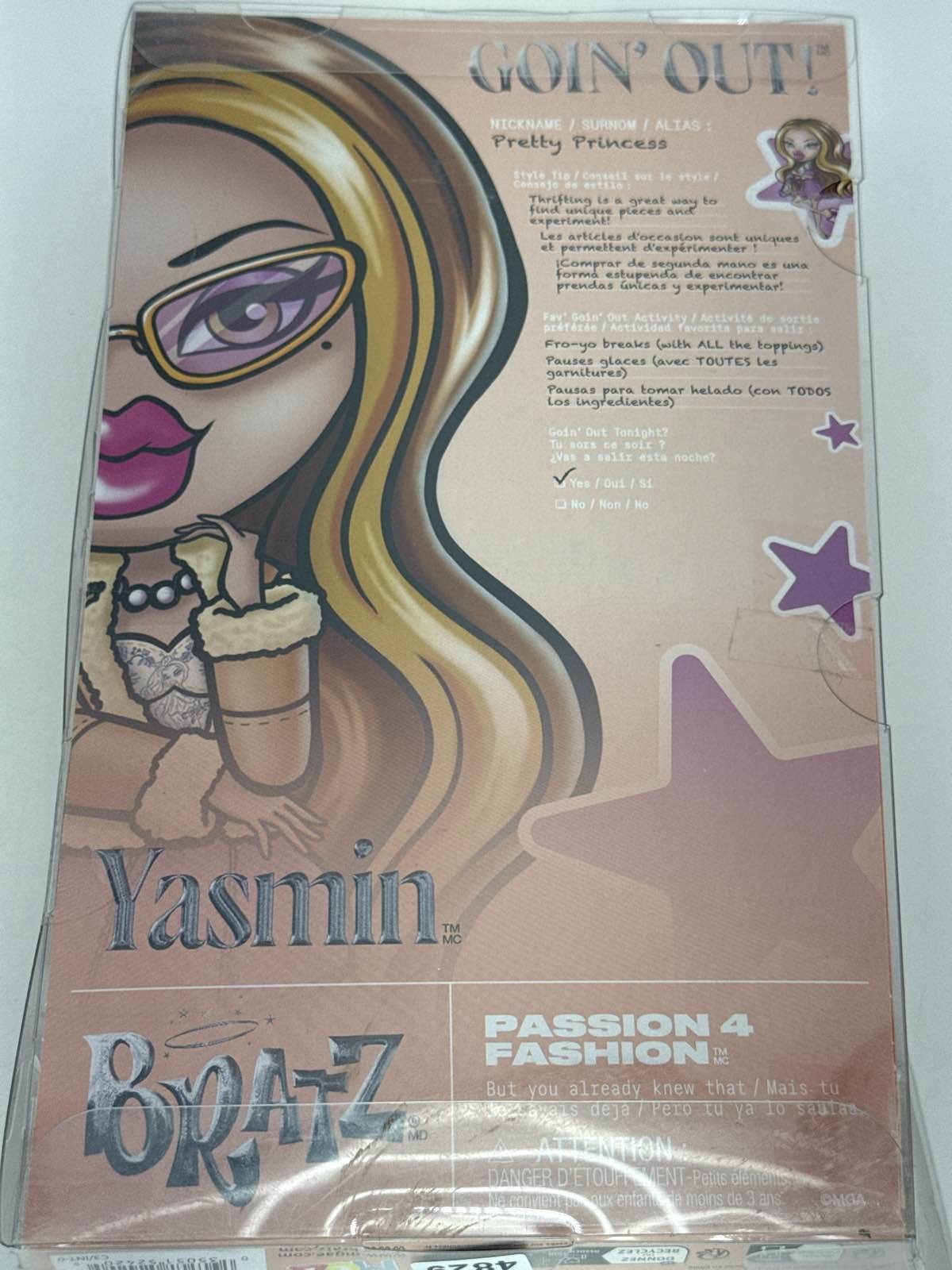 Bratz Goin' Out! Yasmin Fashion Doll MGA 2024 w/ Accessories