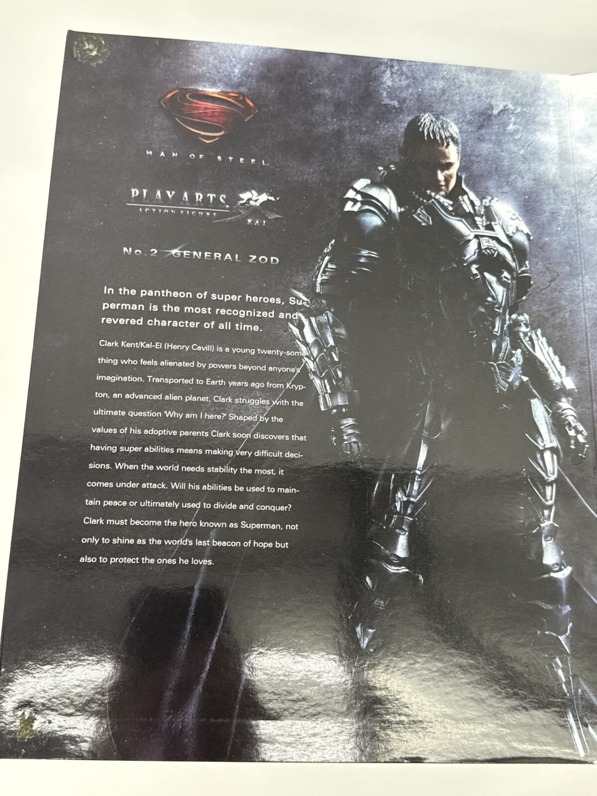 Play Arts Kai Man of Steel General Zod Action Figure Square Enix DC Comics USA
