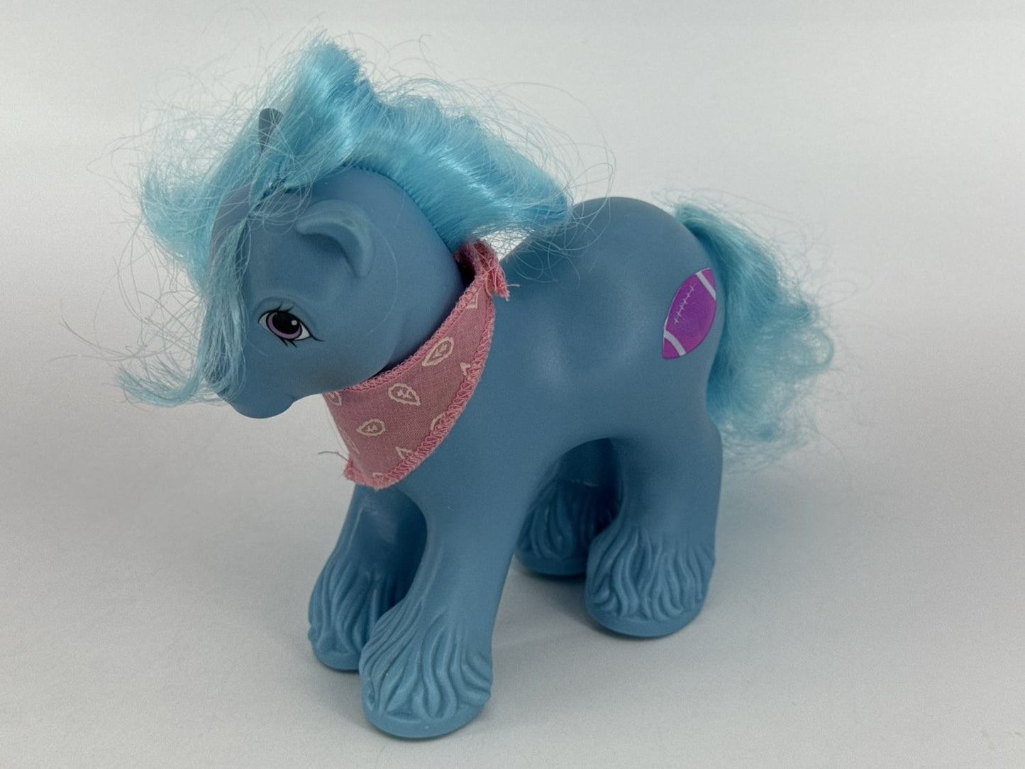 My Little Pony G1 Quarterback 1987 Blue Boy Football