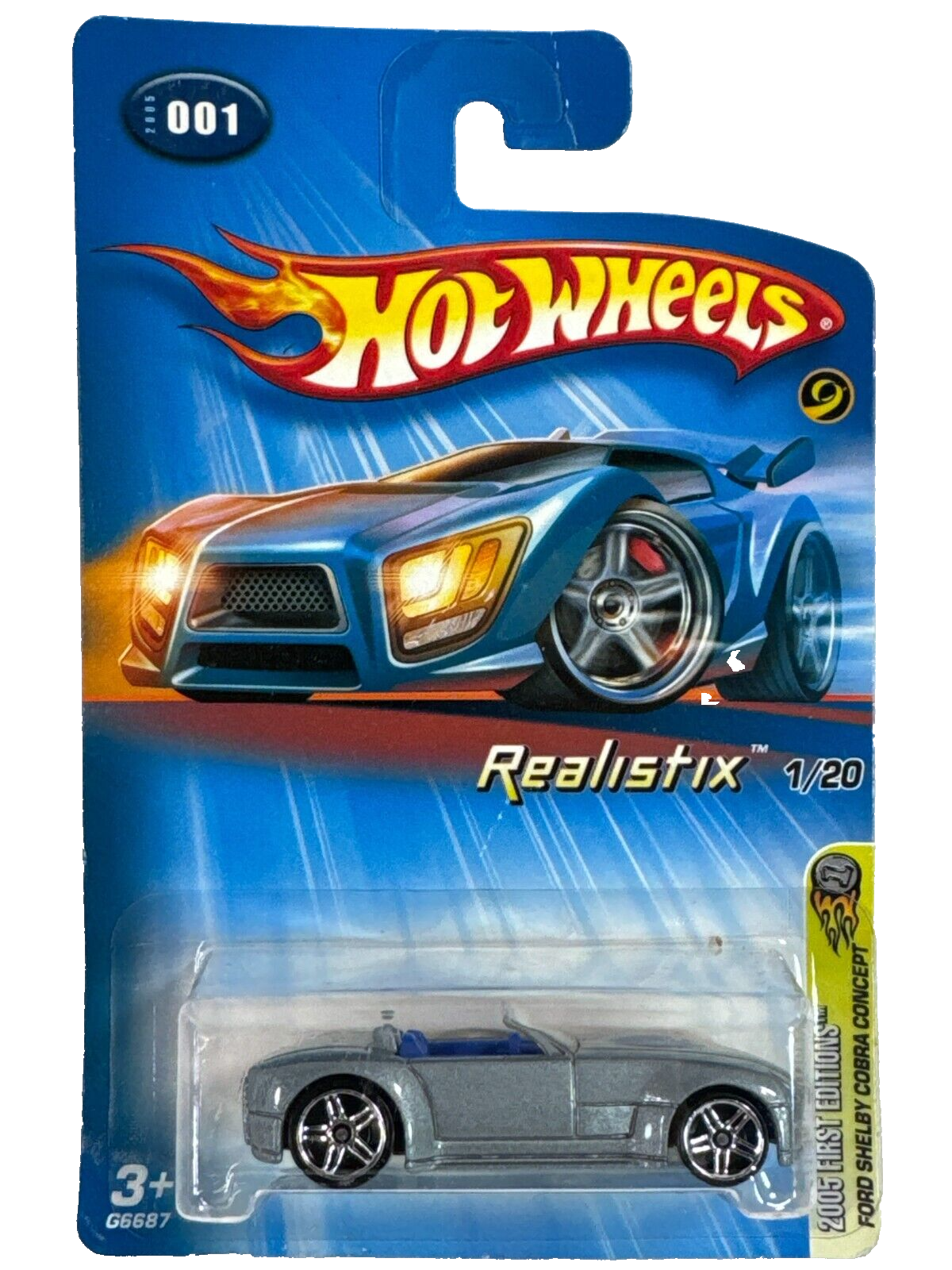 Hot Wheels Realistix 2005 First Editions Lot 6 Cars Mustang GT Chrome NIP
