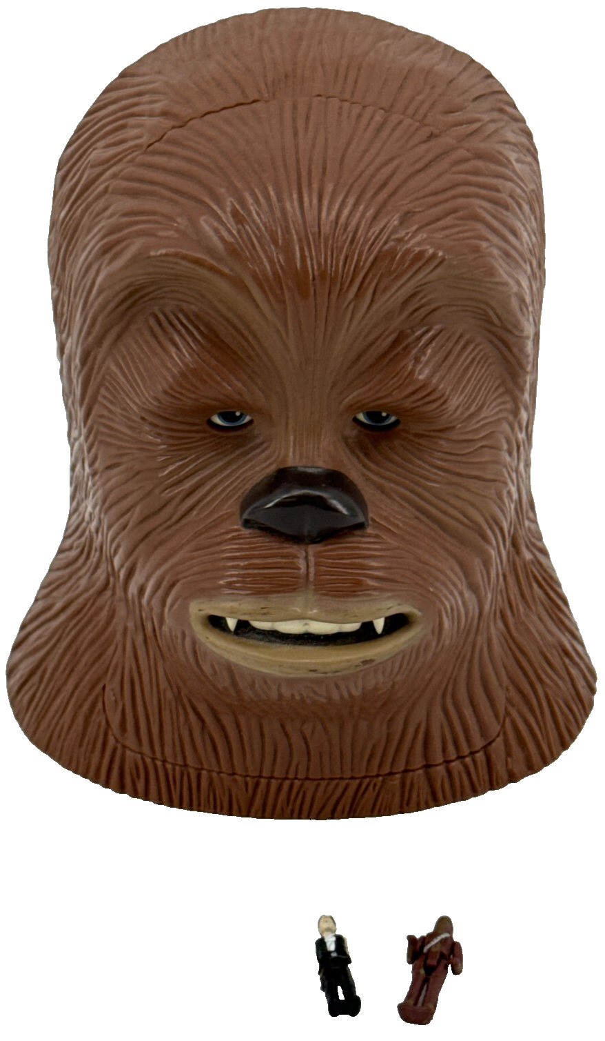 1995 Galoob Star Wars Micro Machines CHEWBACCA Head Playset w/ Han & Chewie figs