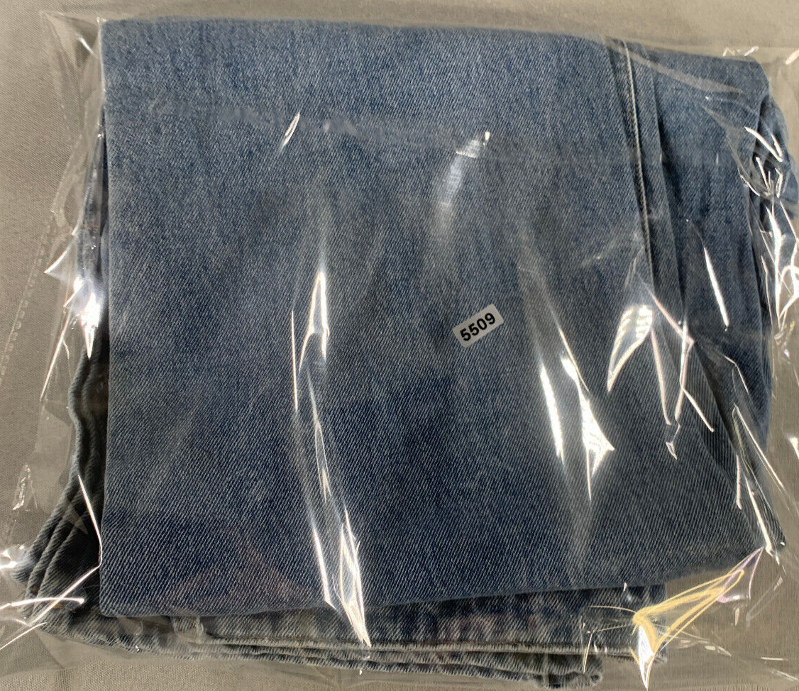 H&M Bootcut Jeans Womens 34x28 Light Wash Side Slit Distressed Y2K Denim NWT