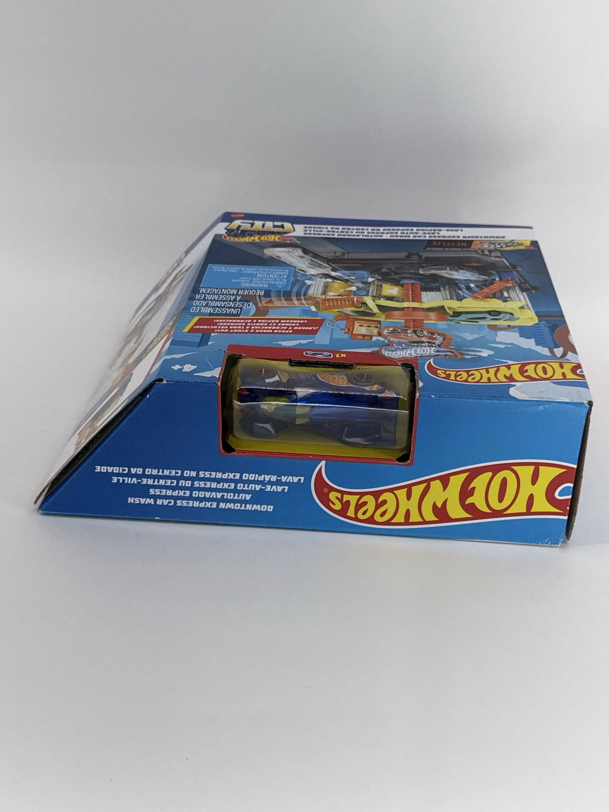 Hot Wheels City Downtown Express Car Wash Playset w/ 1 Car New 2024 Netflix