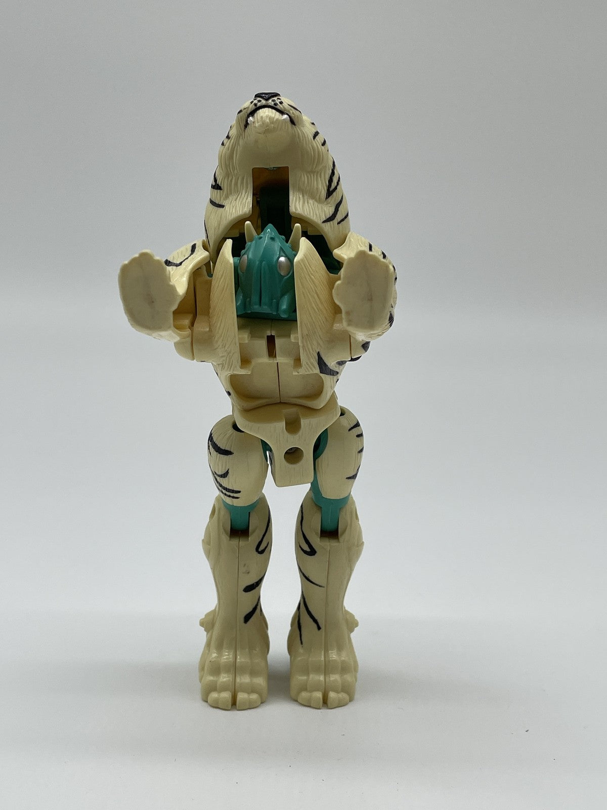 Vintage Transformers Beast Wars White Tiger Action Figure Hasbro 1996 Robo Tiger