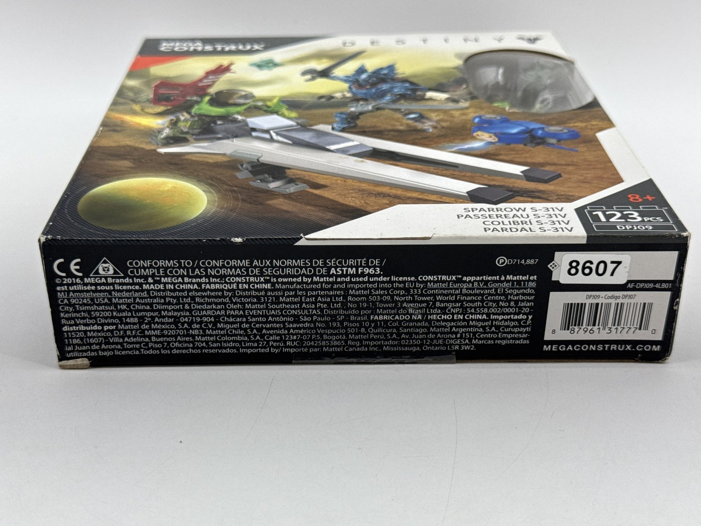 MEGA Construx Destiny Sparrow DPJ09 Building Set 121 Pieces Video Game Plastic