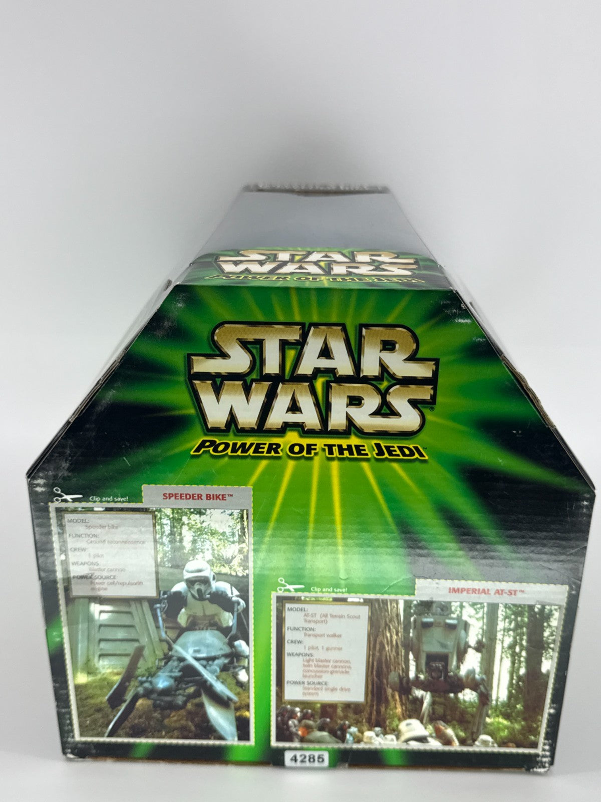 Star Wars Power of the Jedi POTJ Imperial AT-ST & Speeder Bike Paploo BRAND NEW